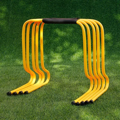 Vista 13 de YXXSDP Juego de 5 obstáculos para entrenamiento de velocidad de agilidad, salto de atletas y entrenamiento de velocidad, equipo de fitness