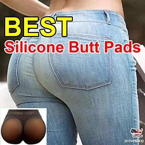 Vista 4 de Butt Boost almohadillas de silicona extraíbles bragas elevar acolchado grandes glúteos reforzador conjunto de bragas