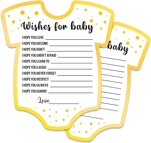Vista 9 de Juegos de baby shower, tarjetas de juego de preguntas para bebés, suministros y actividades divertidos para juegos de fiesta de baby shower, género