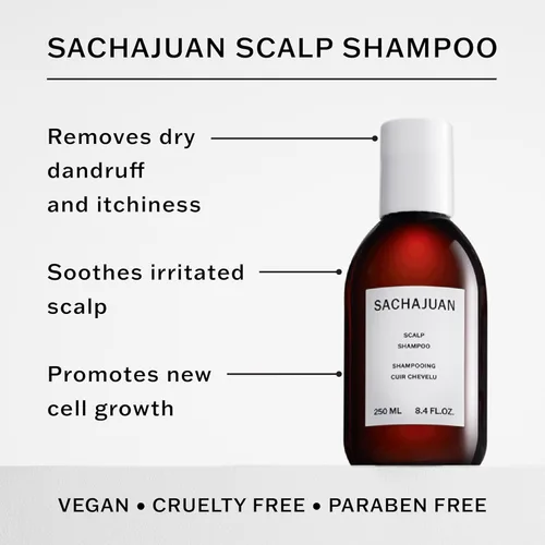 Vista 3 de SACHAJUAN Champú para el cuero cabelludo, anticaspa, alivio de la picazón del cuero cabelludo seco, 8.4 onzas With Salicylic Acid & Rosemary Oil
