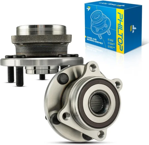 Vista 44 de PHILTOP 512012 x2 Conjunto de cubo de cojinete de rueda trasera para Volkswagen Jetta for 1998-2010 Volkswagen Beetle, 1999-2005 Volkswagen Jetta