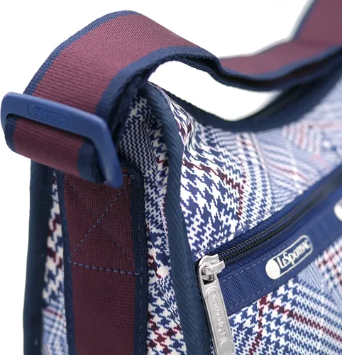 Vista 7 de LeSportsac Bolso bandolera clásico Hobo en cuadros rompecabezas, Cuadros rompecabezas