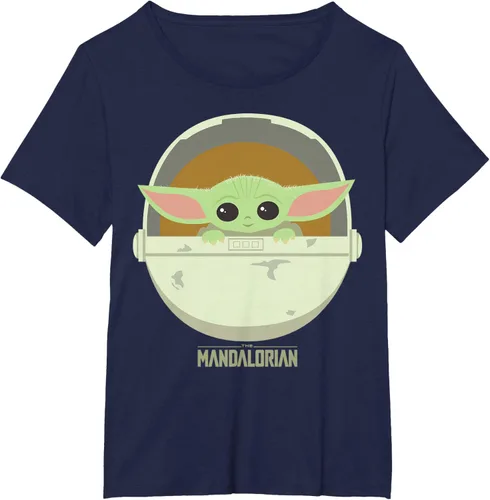 Vista 11 de Star Wars The Mandalorian The Child Bassinet - Camiseta con retrato Negro