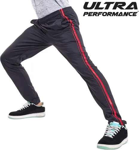 Vista 6 de Ultra Performance 3 Pack Athletic Tech Mens Joggers, Track Sweatpants for Men with Zipper Pockets