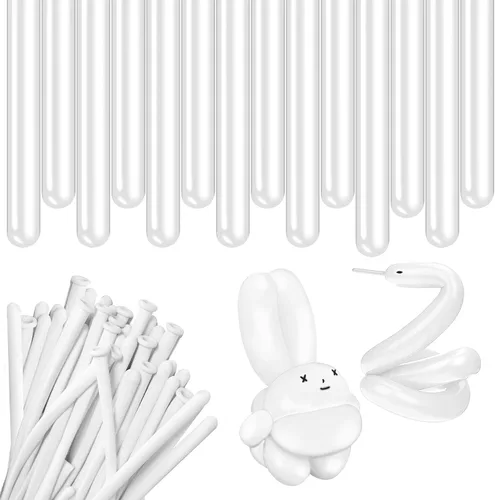 Vista 11 de 100 globos mágicos largos de látex grueso de 260Q para modelar con forma de animal, cumpleaños, payasos (marrón)
