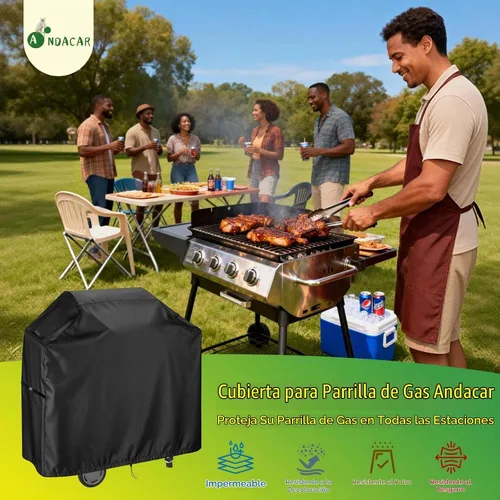 Vista 8 de Cubierta de Parrilla para Exteriores para Parrilla Eléctrica Char Broil Bistro Pro Parrilla y Plancha-25302146 25302145 25302161, Cubierta