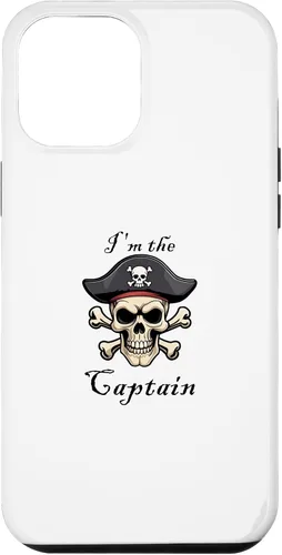 Vista 7 de Funda náutica para iPhone 11 Pro Max I'm the Captain Pirate Skull and Crossbones