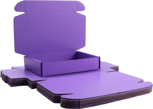 Vista 18 de Cajas de embalaje de envío pequeñas negras KAXILU 20 piezas Cajas de envío L6xW6xH2 pulgadas Adecuadas para embalaje de comercio electrónico