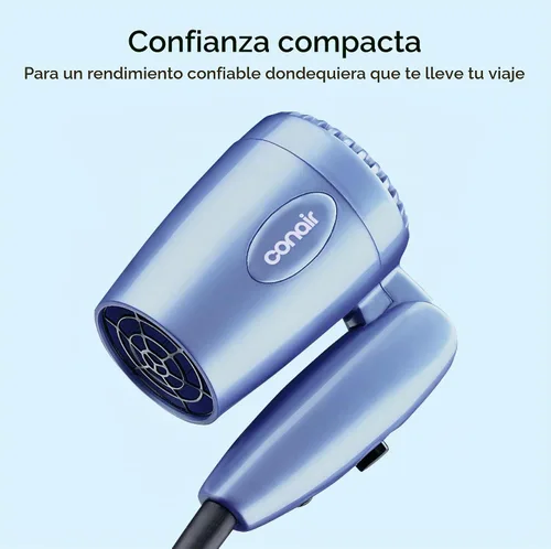 Vista 6 de Conair Secadora plegable, secadora plegable, azul, paquete de de 1, Azul