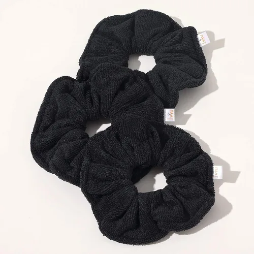 Vista 5 de Ivyu Toalla de microfibra para secar el cabello, banda elástica grande de fibra para rizar el cabello para la ducha, productos para el cabello