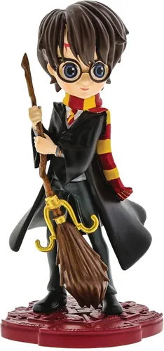 Vista 2 de Enesco Wizarding World of Harry Potter Holding Broom - Figura de estilo anime, 5 pulgadas, multicolor