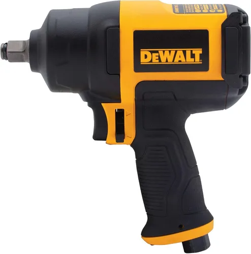 Vista 4 de DEWALT Llave de impacto de accionamiento de 1/2 pulgada, amarilla, negra, neumática (DWMT70774)