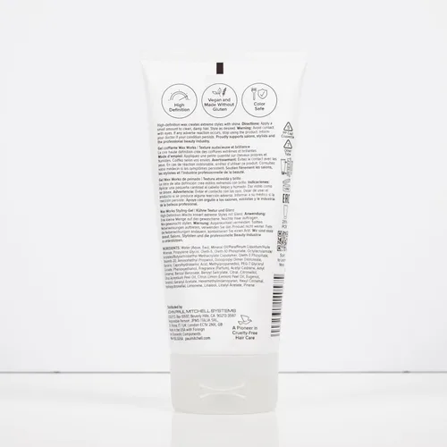 Vista 7 de Paul Mitchell Wax Works Hair Gel, Flexible Hold, Bold Texture + Shine, For All Hair Types, 5.1