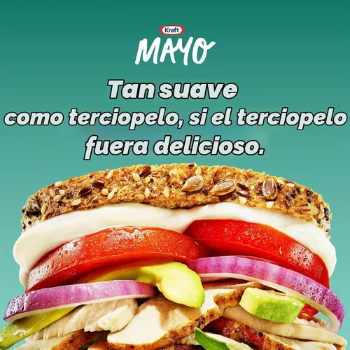 Vista 6 de Kraft Mayonnaise, Mayo with Olive Oi, 22 fl oz Bottle