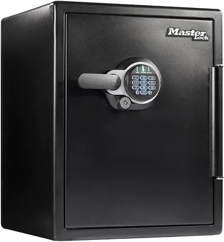 Vista 9 de Master Lock - Caja de seguridad premium negra a prueba de fuego y agua con teclado digital, 0.82 pies cúbicos, STW082GTC