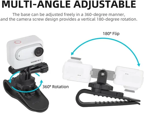 Vista 6 de Soporte para visera solar de automóvil para teléfono celular, abrazadera de teléfono de rotación de 360°, soporte de montaje para automóvil