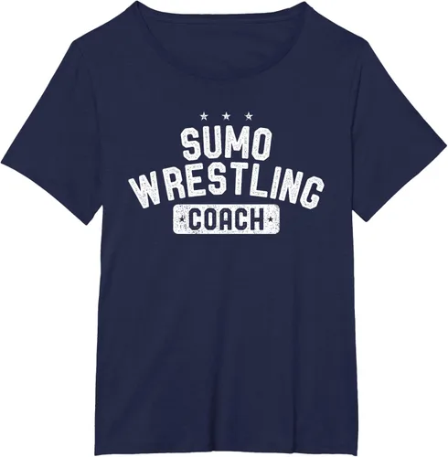 Vista 22 de Camiseta vintage de lucha libre Sumo Entrenador de lucha libre, Negro, S