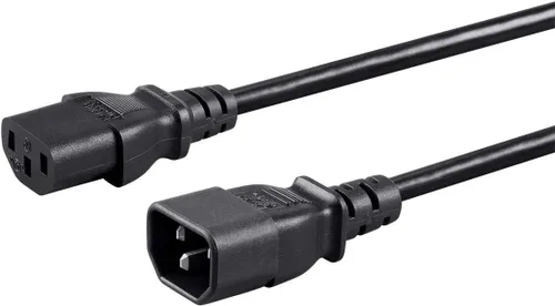 Vista 8 de Monoprice 124190 Cable de extensión, 1 pie, negro