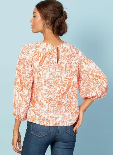 Vista 7 de McCall Pattern - Camiseta sin mangas y blusa holgada para mujer, tallas 14-22, patrón de costura