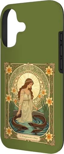 Vista 2 de Dwynwen's Well and Sacred Fish Case for iPhone 17