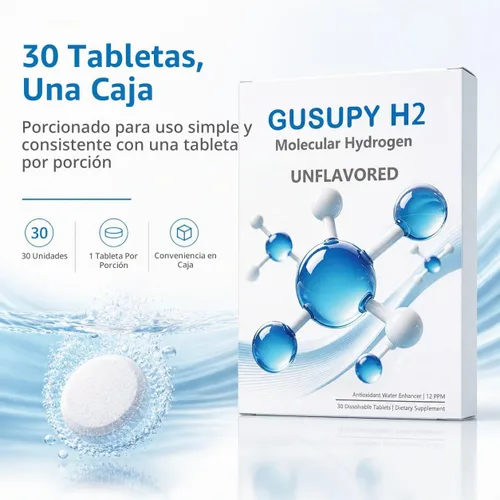 Vista 2 de Molecular Hydrogen Magnesium Effervescent Tablets, 12 PPM H2, 30 Count