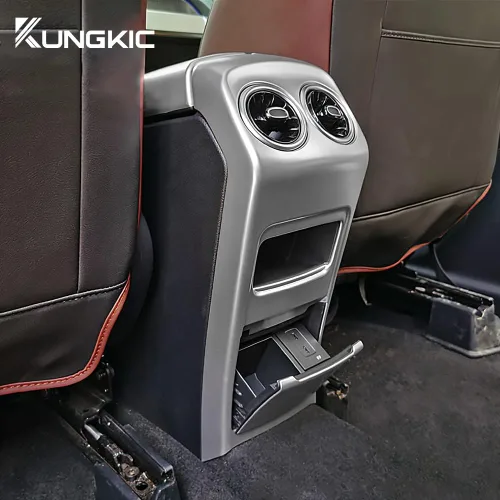 Vista 4 de KUNGKIC Para Benz GLB X247 GLA Cubierta del panel de salida de aire trasero Aircon Vents, cubierta de panel de salida de aire, adhesivo protector