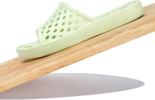 Vista 7 de NewDenBer Zapatos de ducha de baño para mujeres y hombres, antideslizantes, de secado rápido, para playa, piscina, ducha, sandalias con agujeros