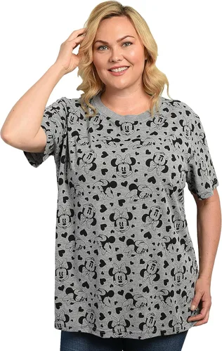 Vista 6 de Disney Camiseta de talla grande para mujer con estampado de Minnie Mouse