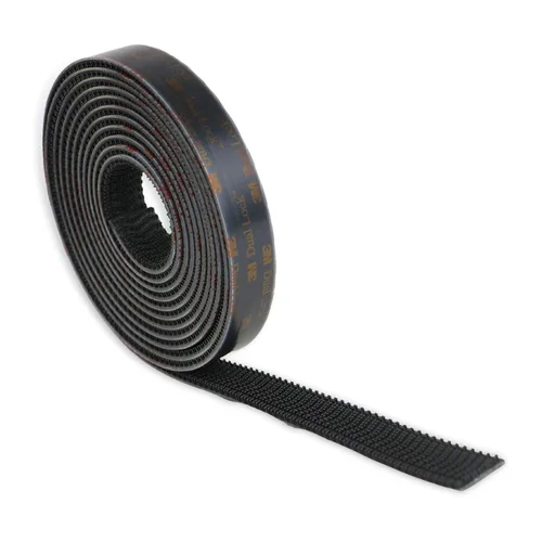 Vista 2 de 3M Scotch SJ3550 Sujetador resellable, doble traba 250., Negro