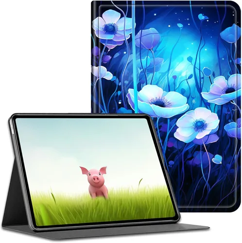Vista 50 de Funda para tablet Amazon Kindle Fire HD 8/HD 8 Plus versión 2022/2020 (12ª/10ª generación), fundas antideslizantes multiángulo con función de Pinos