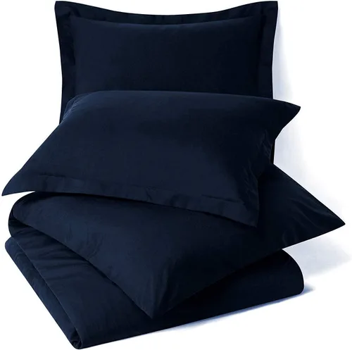 Vista 48 de Juego de cama de 5 piezas, 100% algodón egipcio de 600 hilos, fundas de almohada y sábana bajera con bolsillo extra profundo, ropa de cama suave