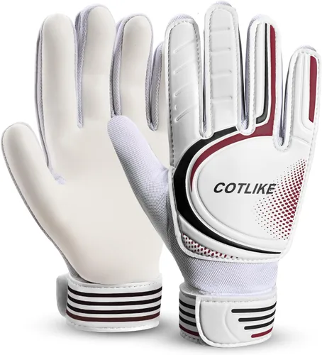 Vista 10 de Guantes de Portero de Fútbol – Guantes de Portero para Niños, Niñas y Jóvenes, Guantes de Portero para Niños de 8-12 con Agarres Fuertes, Palmas