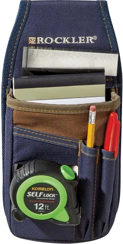 Vista 3 de Funda para herramientas de medición con clip de cinturón para carpinteros – Organizador de herramientas para carpinteros – Herramientas y accesorios