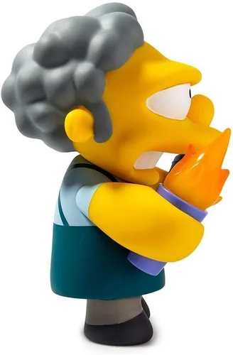 Vista 3 de Kidrobot Los Simpsons Flaming Moe - Figura mediana estándar