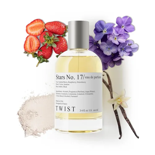 Vista 13 de Twist - Addicted No. 3 - Eau De Parfum inspirado en Y. Black Opium, Perfume de larga duración para mujer, Ámbar y Vainilla, Vegano, Ingredientes