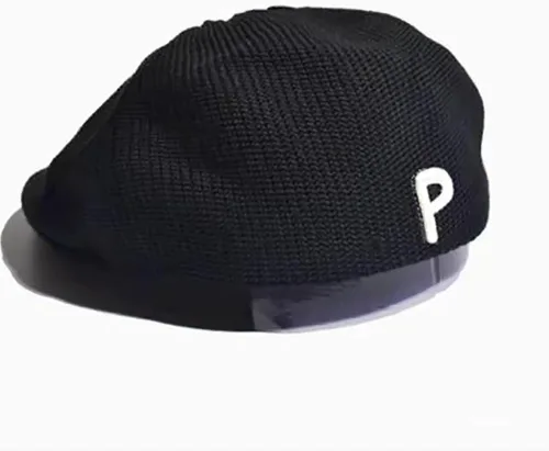 Vista 5 de Hombres primavera y verano delgado sombrero de sol Newsboy boina al aire libre ocio Ivy Flat top hat Golf ajustable sombrero de conducción sombrero