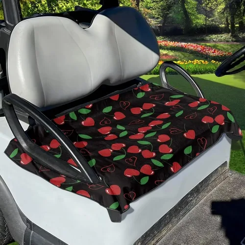 Vista 8 de Accesorios para carrito de golf, fundas de asiento para EZGO, ajuste universal, mantas de toalla de asiento para carrito de golf, fácil de instalar