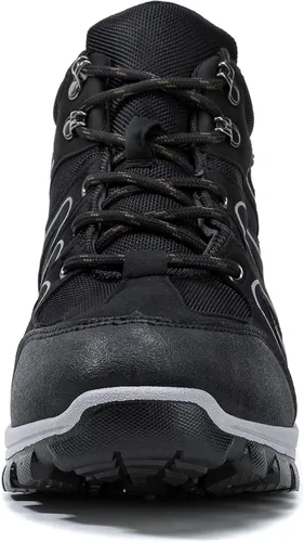 Vista 6 de Botas de senderismo para hombre, tenis de caña alta, de tobillo medio, senderismo, montañismo, botas para exteriores, zapatos altos