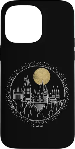 Vista 20 de Funda para iPhone 15 Pro Harry Potter Hogwarts Line Art