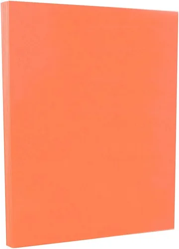 Vista 12 de JAM PAPER Vellum Bristol Cartulina de 65 lb - 8.5 x 11 Coverstock - 147 gsm - Azul - 50 Hojas/Paquete