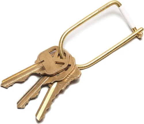 Vista 5 de Craighill Wilson Keyring - 2" Carabiner Keychain Clip, Key Ring for Car Keys, Lightweight, D Ring Key Organizer
