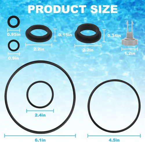 Vista 7 de Piezas de repuesto de filtro de arena 25013 para bomba de filtro de arena transparente Intex Krystal, utilizado en bombas de filtro de arena