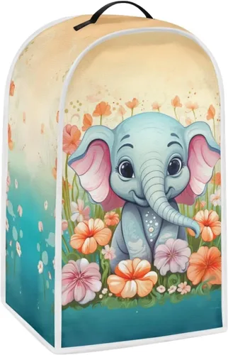 Vista 18 de Upetstory Funda antipolvo para licuadora de vaca, estilo bohemio, azteca, para cafetera, electrodomésticos, resistente a las manchas, lavable