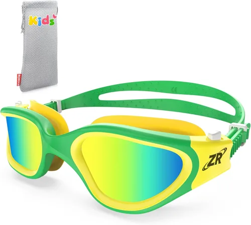 Vista 18 de ZIONOR Gafas de natación para niños, G1 MINI con protección UV, polarizadas, antivaho, para edades de 6 a 14 años Glare-Reducing Polarized Lenses