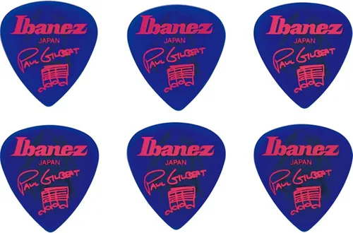 Vista 4 de Ibanez B1000PG Paul Gilbert Signature Picks - Paquete de 6 púas (B1000PGBK), color negro