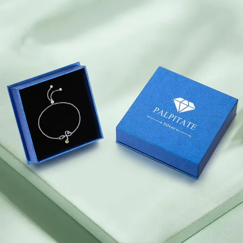 Vista 7 de Palpitate Pulsera de plata de ley 925 para mujer y niña, piedra natal, estetoscopio, regalo para estudiantes de enfermería, graduación, cumpleaños