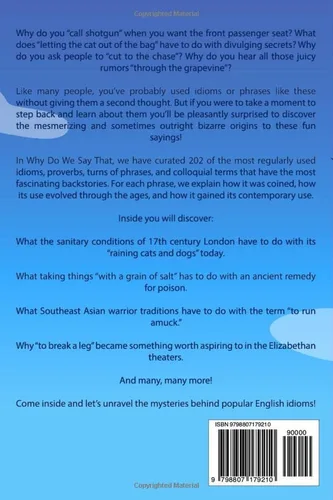Vista 2 de Why Do We Say That - 202 Idioms, Phrases, Sayings & Facts! A Brief History On Where They Come From!