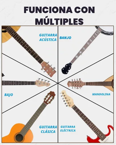 Vista 6 de STRICH Gravity - Soporte de pared para guitarra, bloqueo automático, ajuste multiángulo, base de nogal, almohadillas antideslizantes de goma