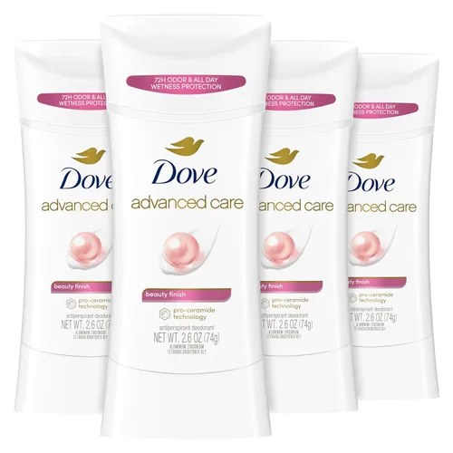 Vista 17 de Dove Advanced Care - Desodorante antitranspirante en barra Lavanda Fresca 4 unidades para ayudar a reparar la barrera de la piel, control del olor