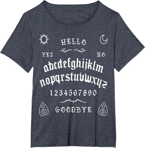 Vista 17 de Camiseta inspirada en la tabla Spirit Board Ouija Asphalt Grey